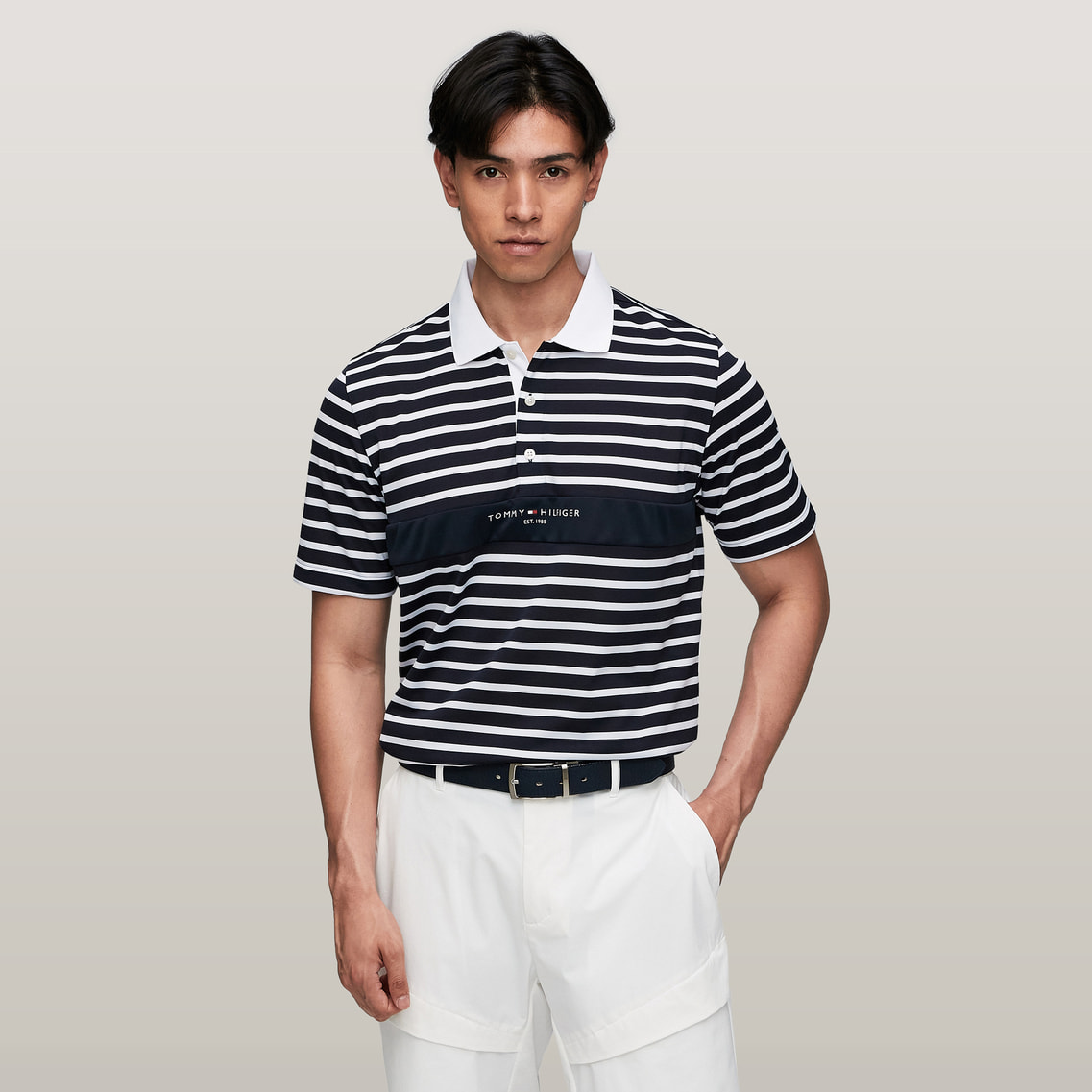 エッセンシャルカラーブロックポロシャツ | トミー ヒルフィガー