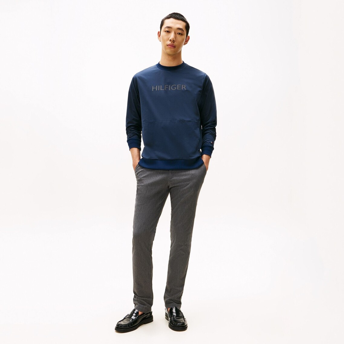 ウィンドプルーフクルーネックスウェットプルオーバー | トミー