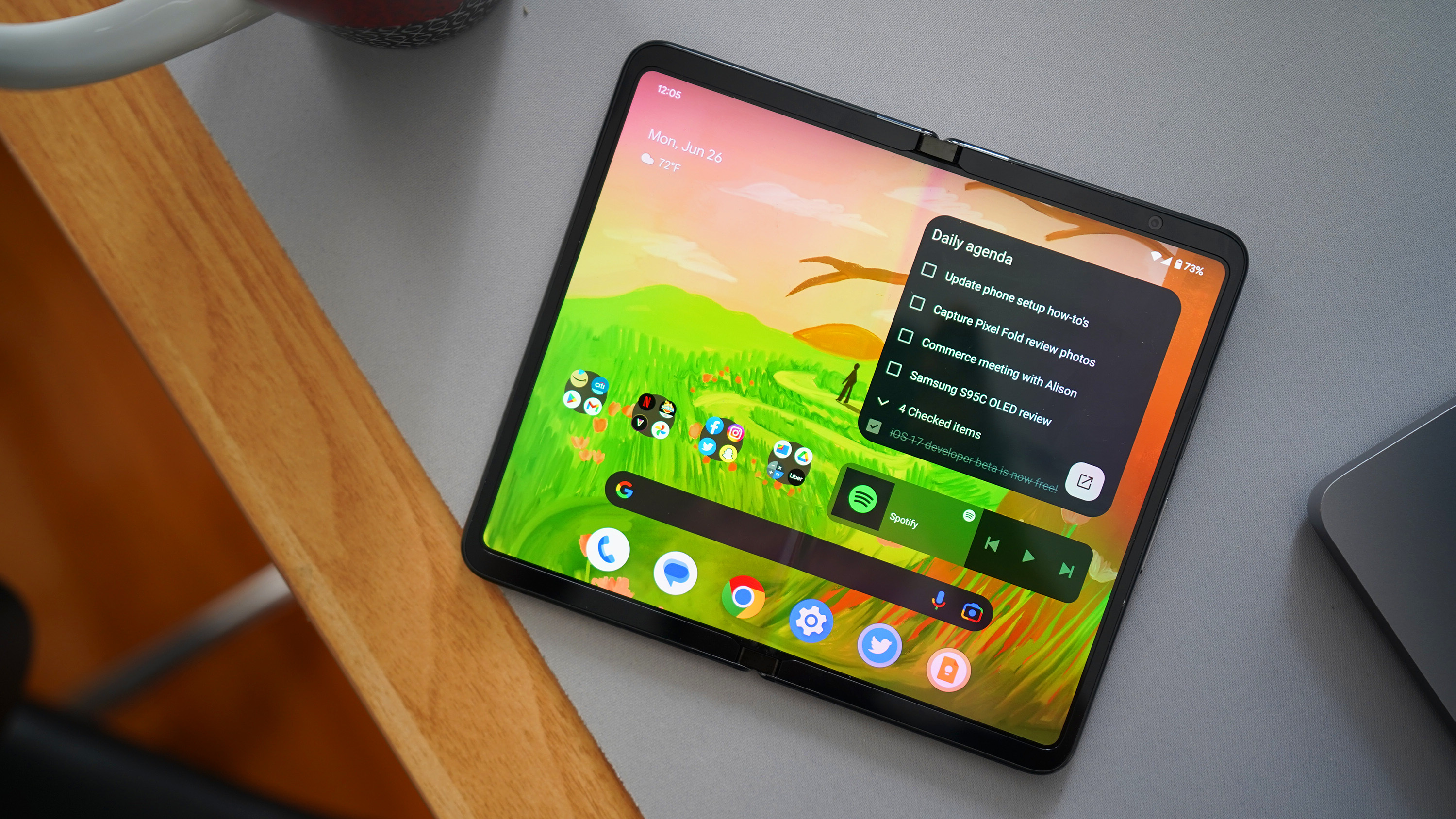 Pixel Fold」を1週間使った感想--グーグル初の折りたたみ式デバイスを