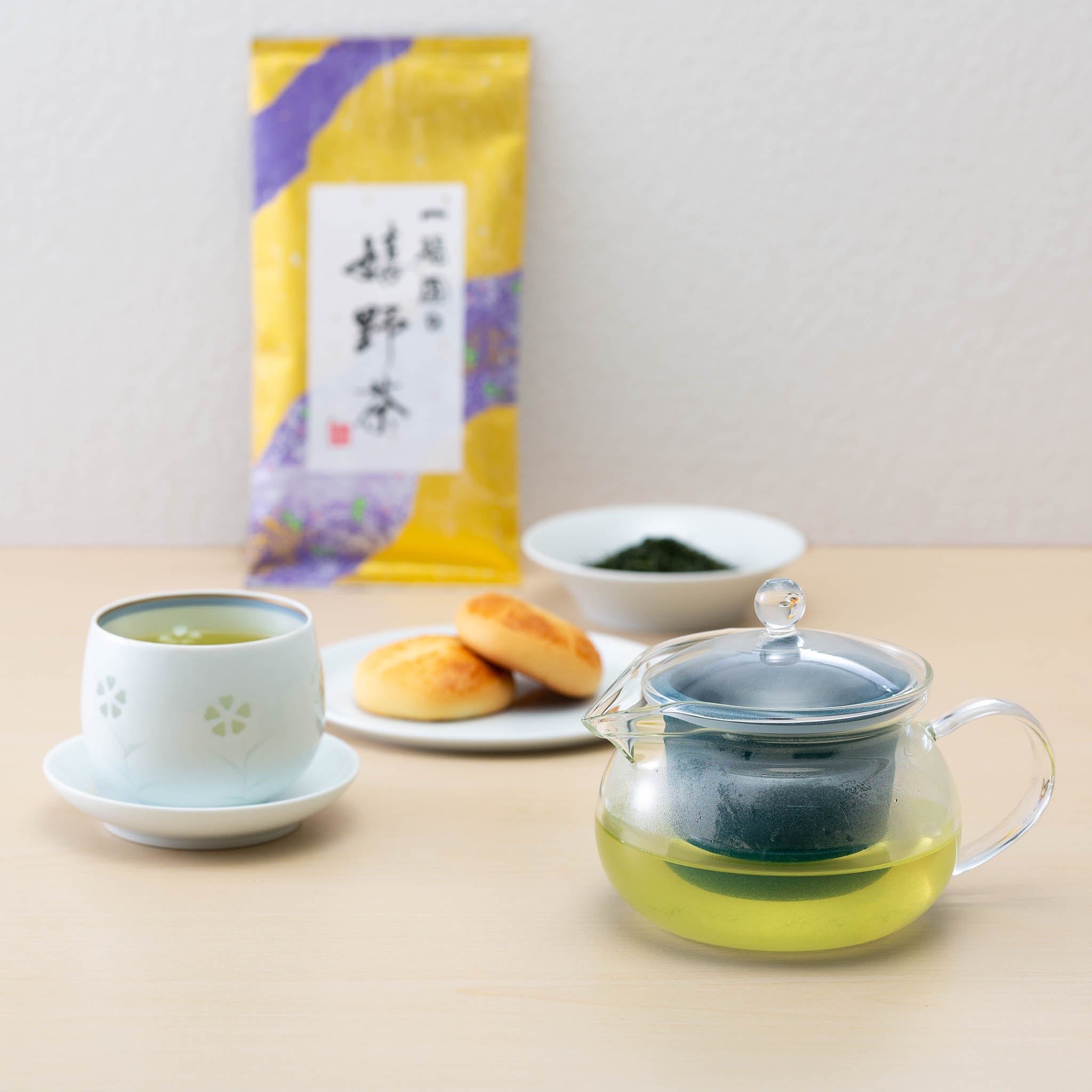 波佐見焼 セラミック ティーポット | 葉ポット | ピーコックグリーン