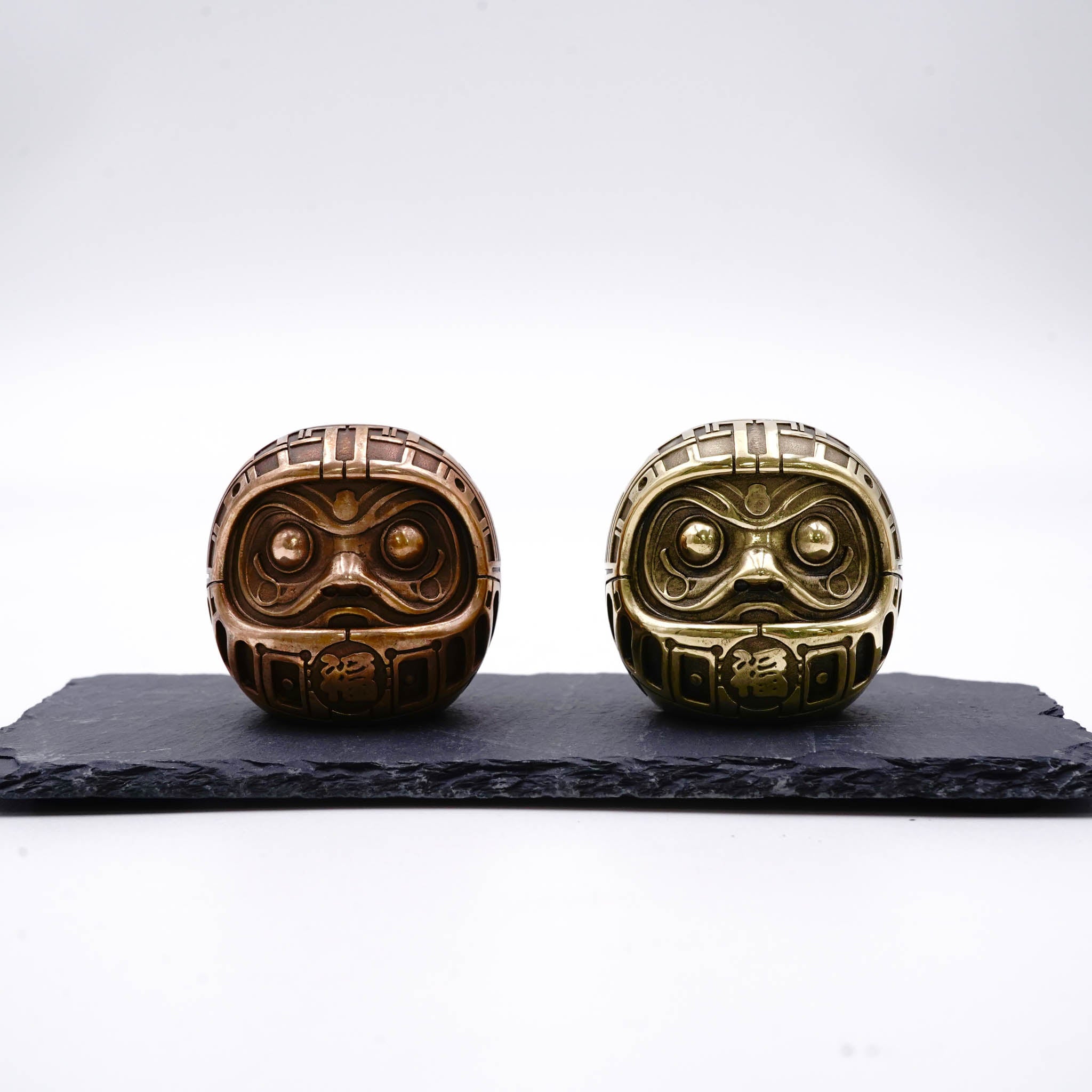 高岡銅器 香立 | 福香 達磨 | ブロンズ S・M | 中村製作所