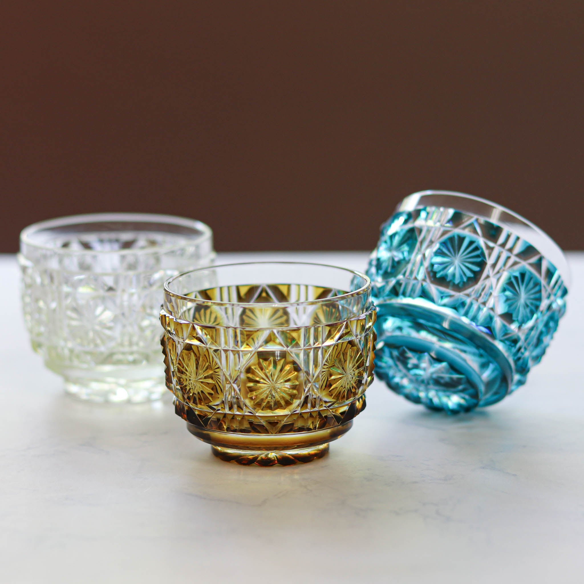 薩摩切子 冷酒おちょこ | 伝匠猪口 | 古式 | 薩摩びーどろ工芸