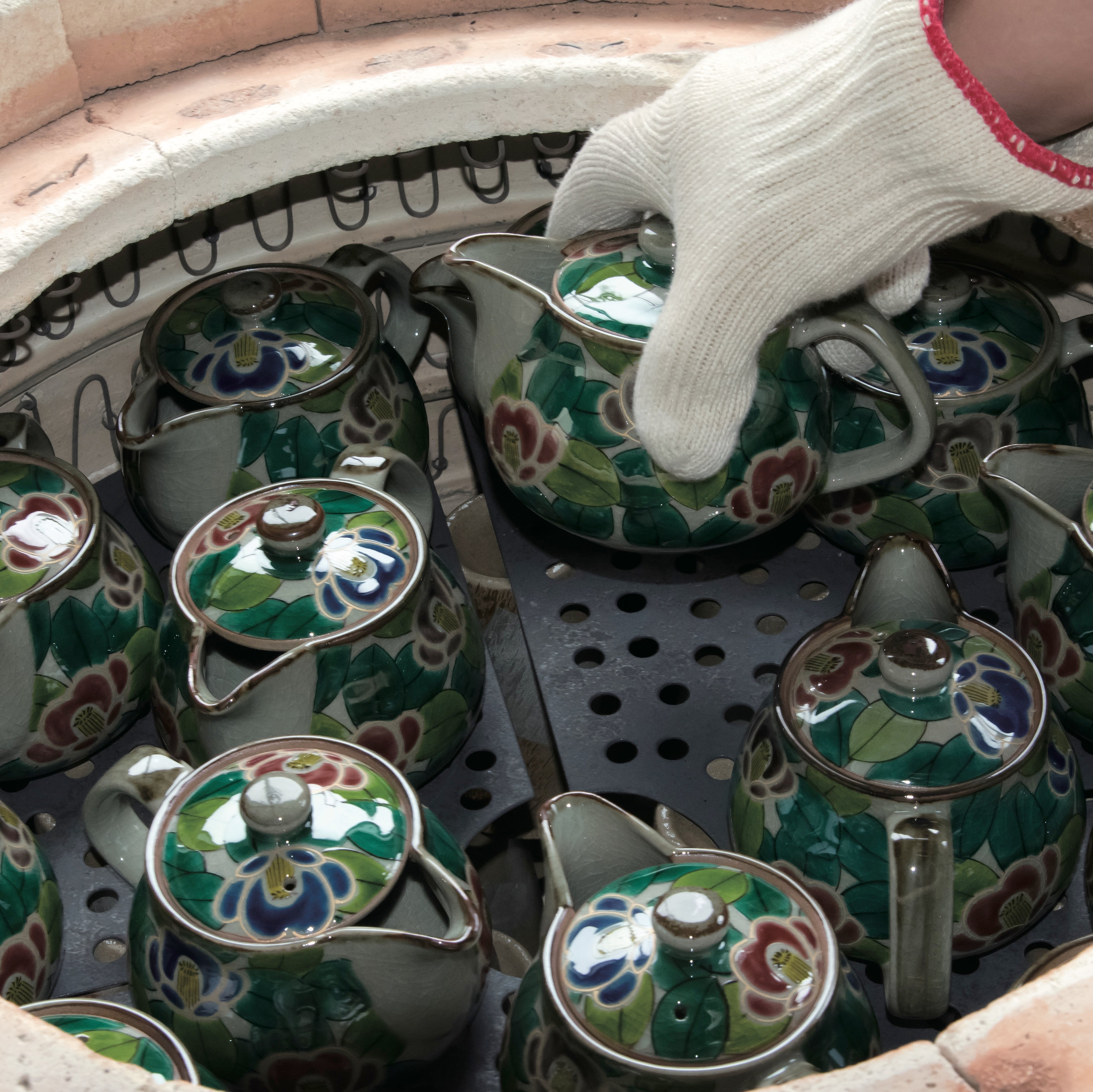 九谷焼 カップ | 花きらり | 金魚 | 美山窯