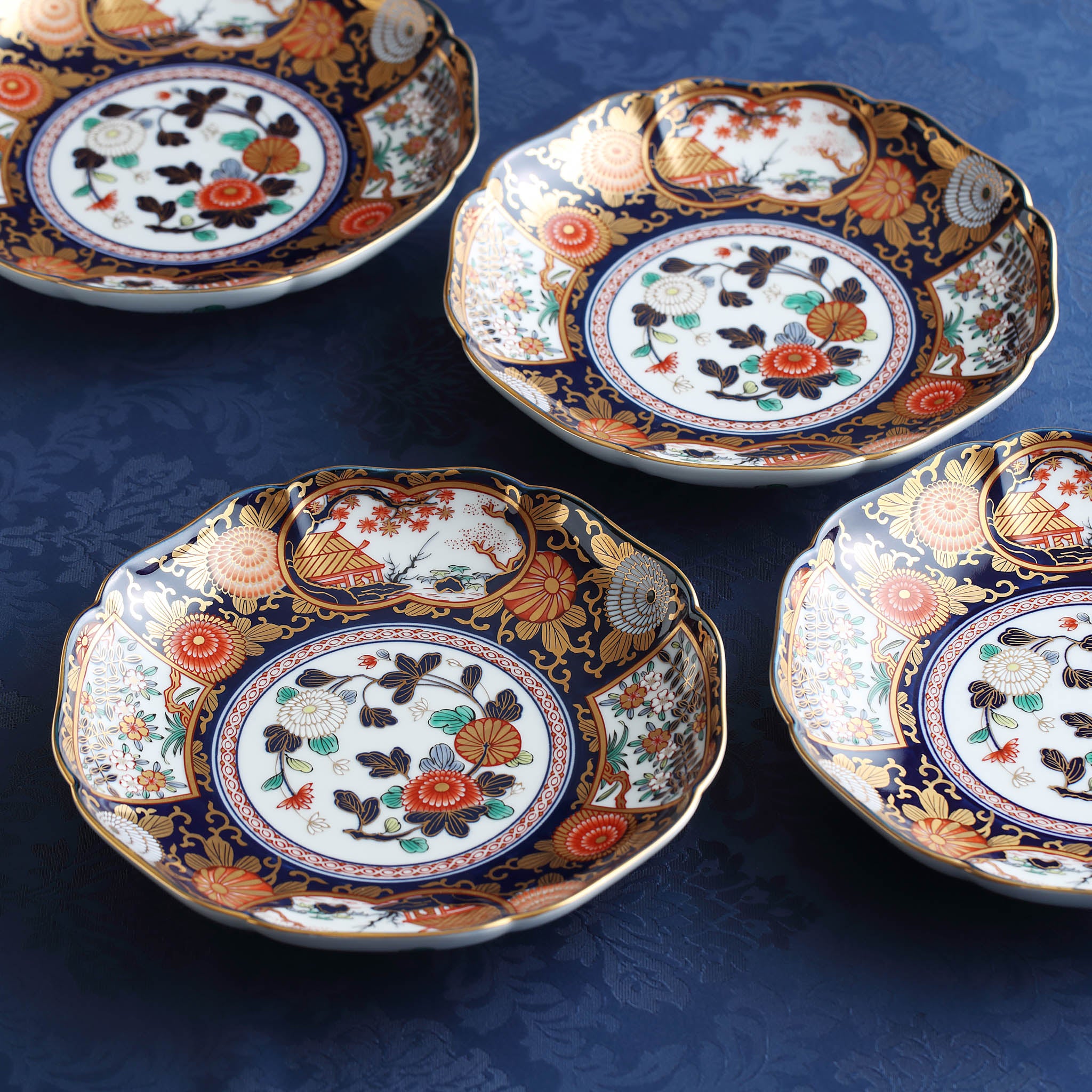 有田焼 | 盛皿・特小 5客セット | 琳派 古伊万里様式 | 賞美堂