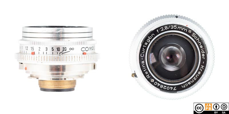 Data sheet: Schneider-Kreuznach Retina-Curtagon 35 mm f/2.8 – JAPB