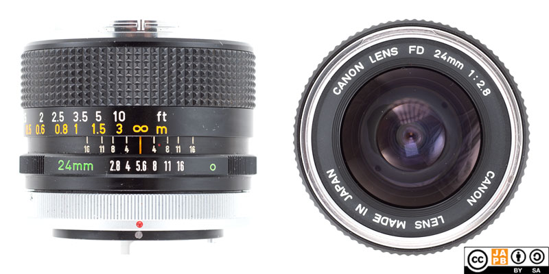 Data sheet: Canon FD 24 mm f/2.8 'chrome nose' – JAPB