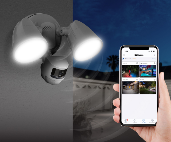 WiFiフロードライト4Kカメラ SWIFI-4KFLOCAM-JP 4K