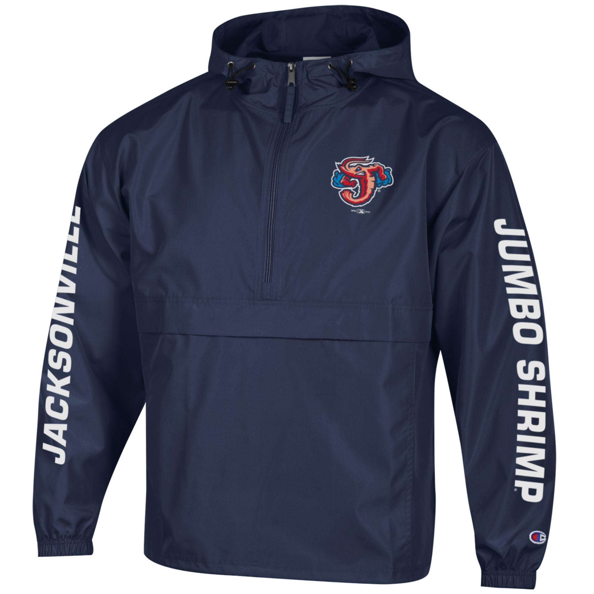 Jacksonville Jumbo Shrimp Champion Pack N Go Jacket – Jacksonville