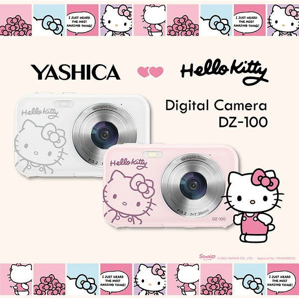 YASHICA x Hello Kitty Series (DZ-100) Compact Digital Camera Point