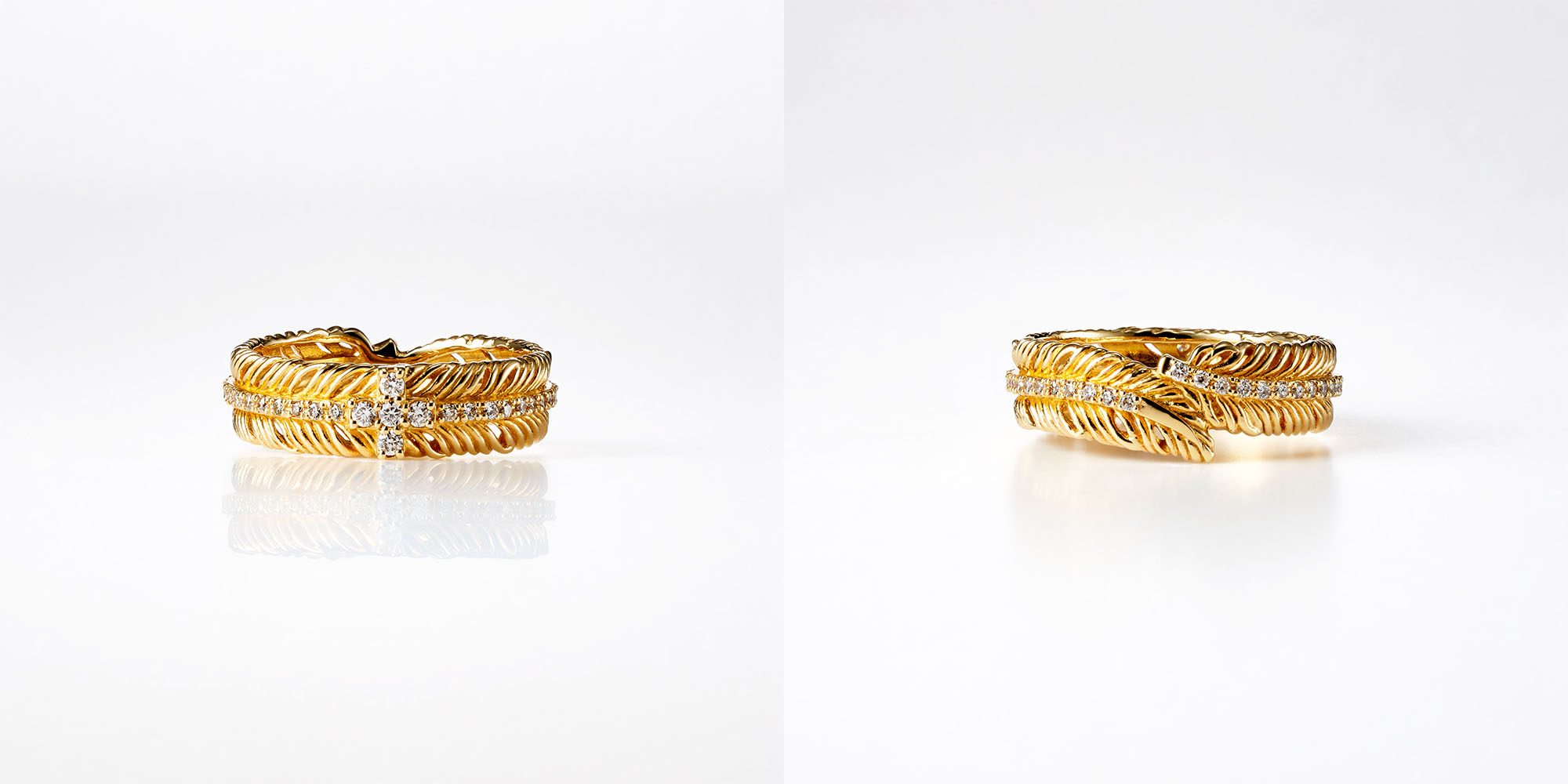 ホリデーシーズンを華やかに彩るゴールドリングが登場