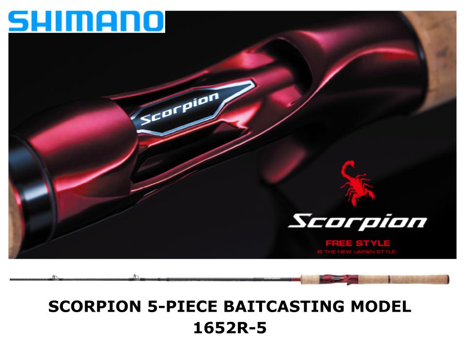Shimano 19 Scorpion 1652R-5 | 5 Pieces Baitcasting – JDM TACKLE HEAVEN