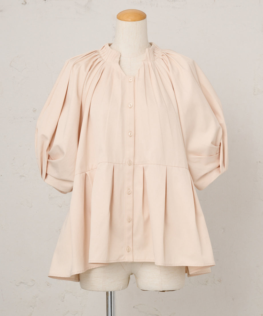 タックパフスリーブチュニックブラウス – jemma.atelier
