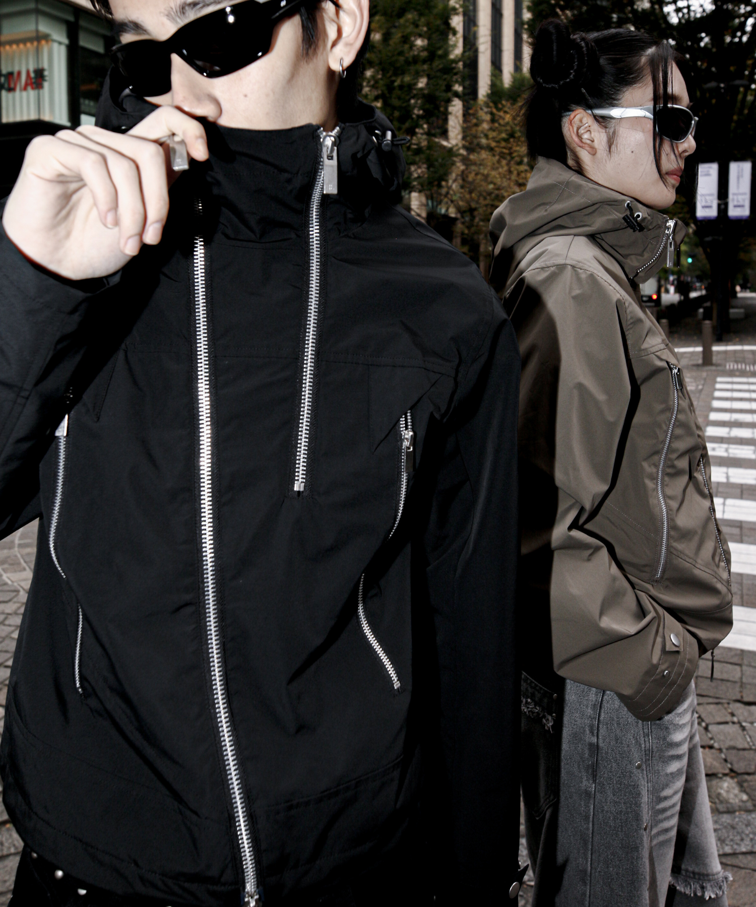 3-Layer Nylon Blouson – Jent Louis