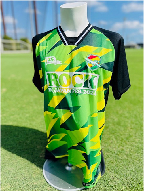 ROCK IN JAPAN FESTIVAL 2024 コラボサッカーシャツ販売について