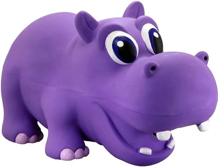 NaturFlex Babies Hippo Latex Dog Toy — Jeffers