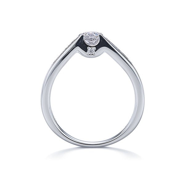 プラチナ ダイヤモンド リング（0.26ct） （7285398864029