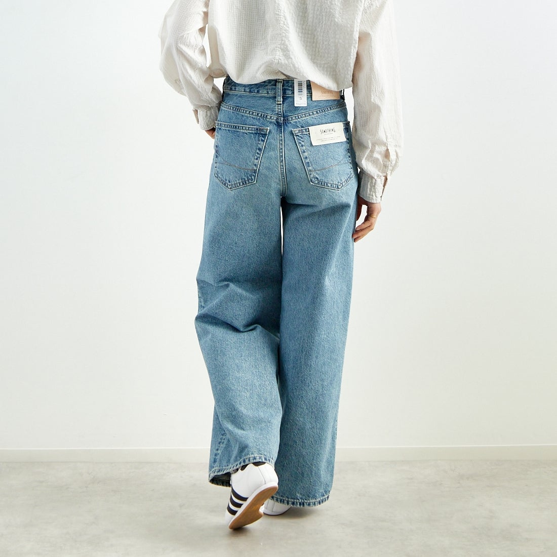 SOMETHING [サムシング] LISA ヴィンテージワイドデニムパンツ [SEA10