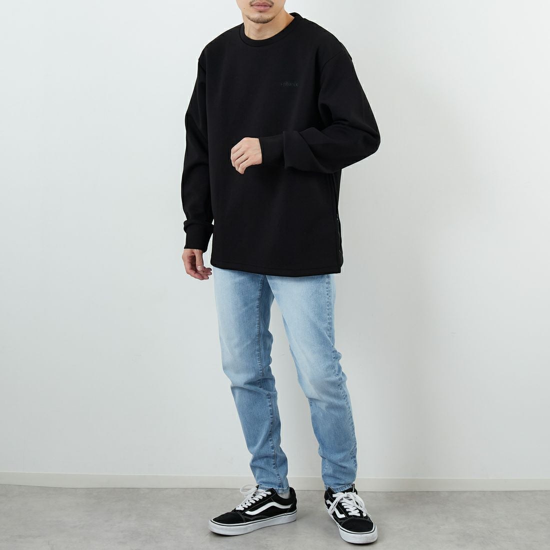 phenix [プラスフェニックス] 別注 ダンボールニット サイドジップ