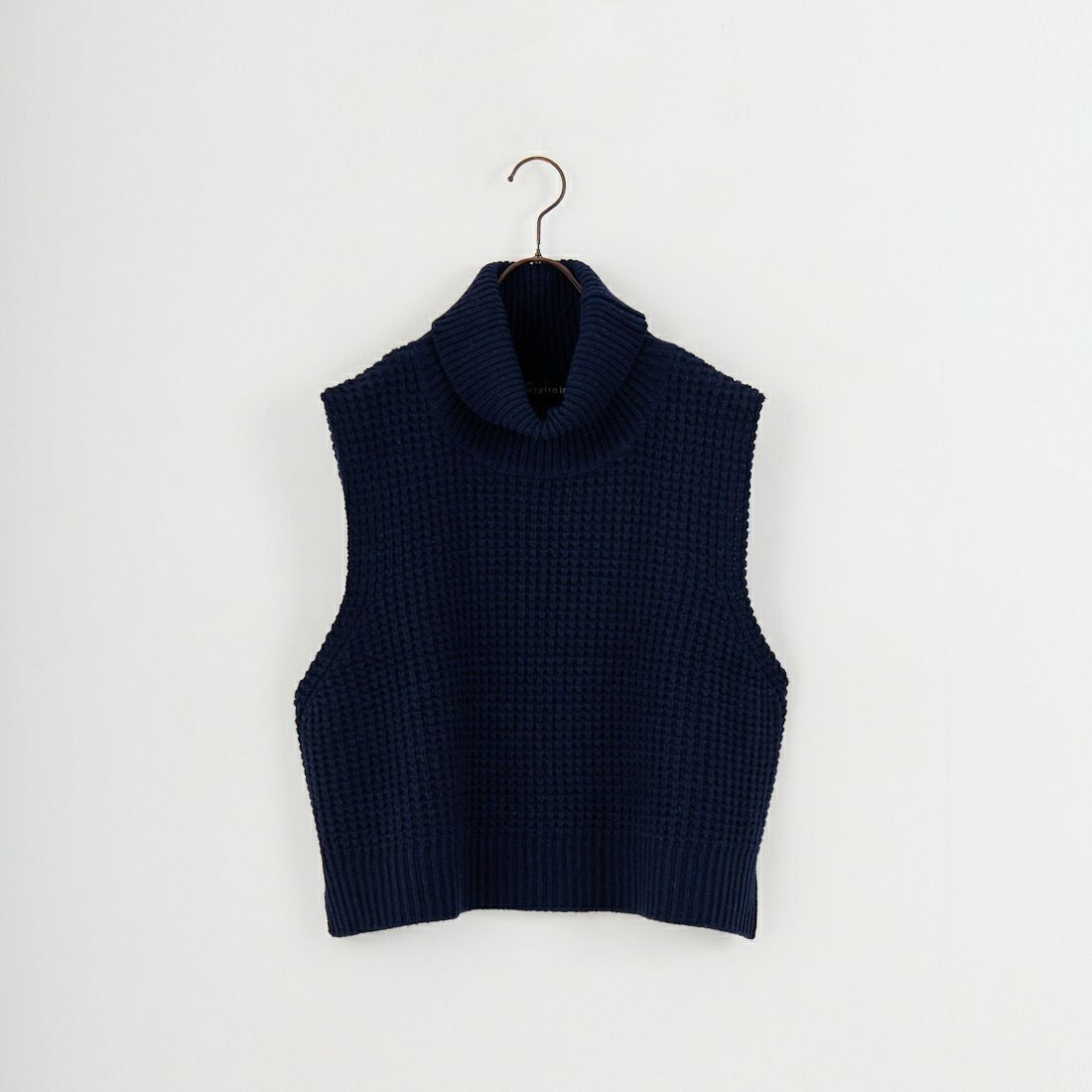 mizuiro ind [ミズイロインド] ワッフルハイネックベスト [4-220093