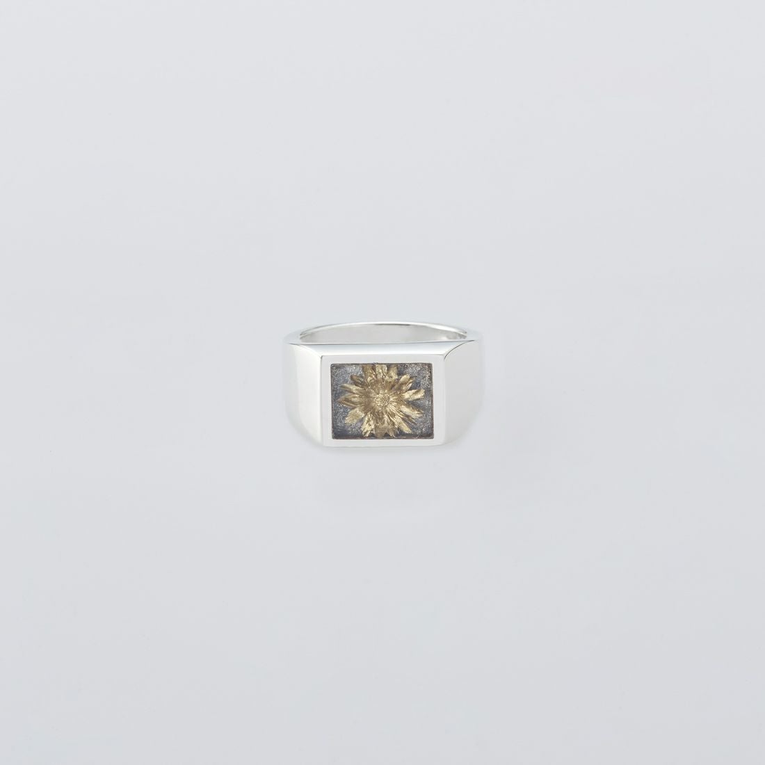 XOLO JEWELRY [ショロジュエリー] シグネットリング ゴールドフラワー