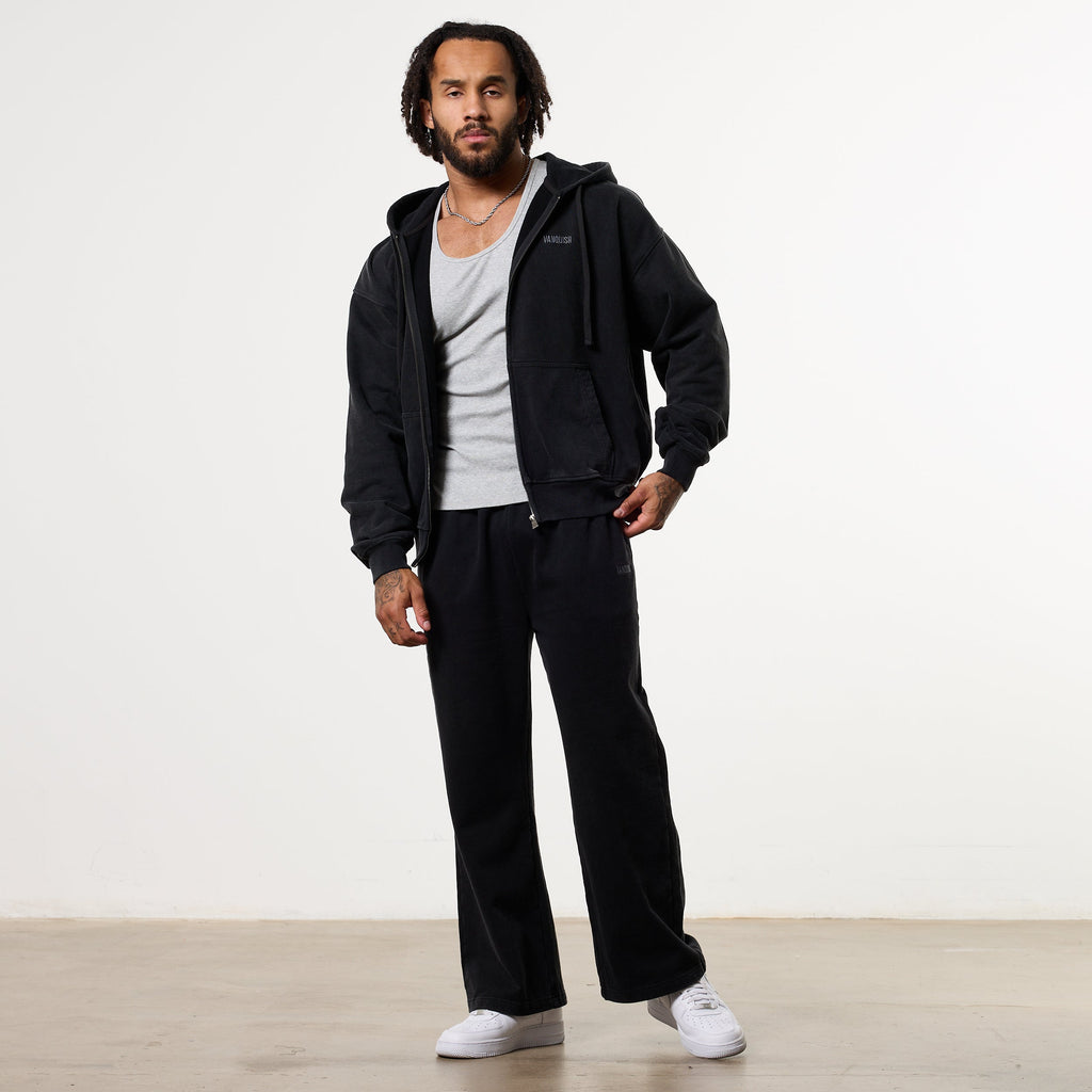 VANQUISH FITNESS Washedモデル ブラック ヘビーウェイト オーバー