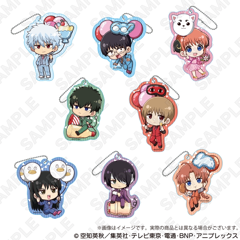 銀魂 トレーディングアクリルキーホルダー パーティver. PCS【アフター