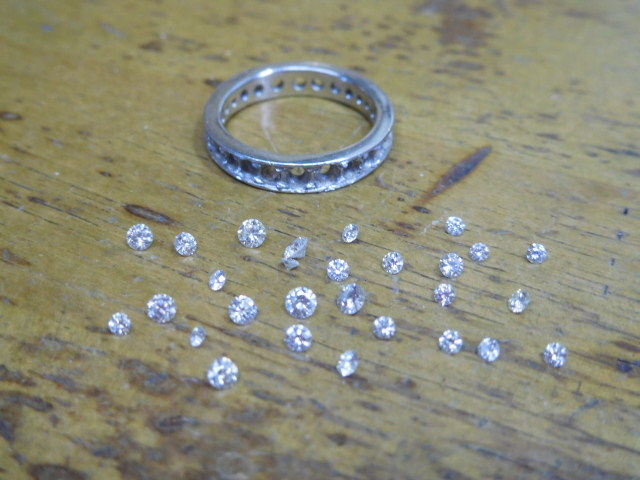 エタニティリングのリメイク！フルエタニティに感動リフォーム | 純金