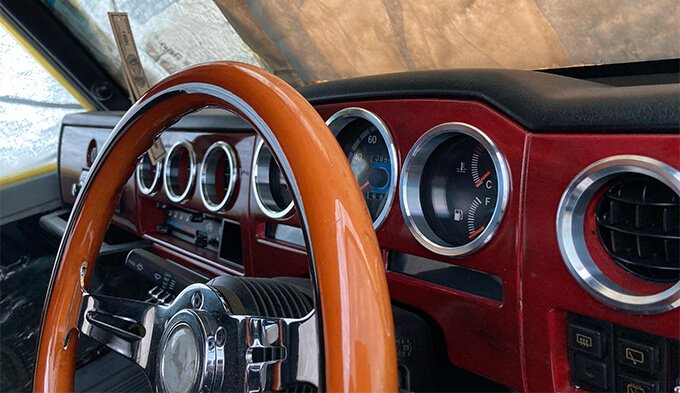 ジムニー（JA12,JA22,JB32）のメーター・エアコンリング取り付け編