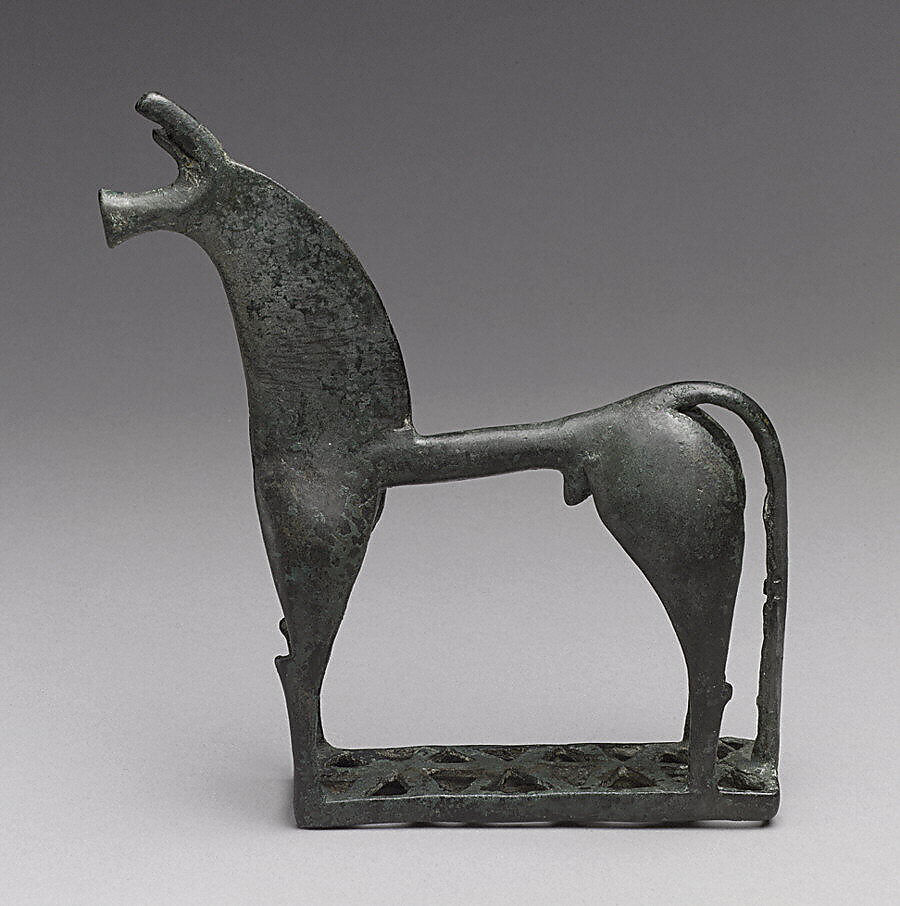 青銅製馬 Bronze horse】古代ギリシャ‐ジオメトリック時代
