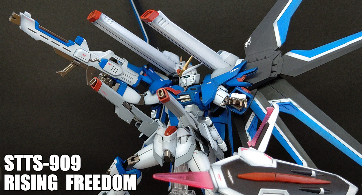 HGライジングフリーダムガンダム全塗装