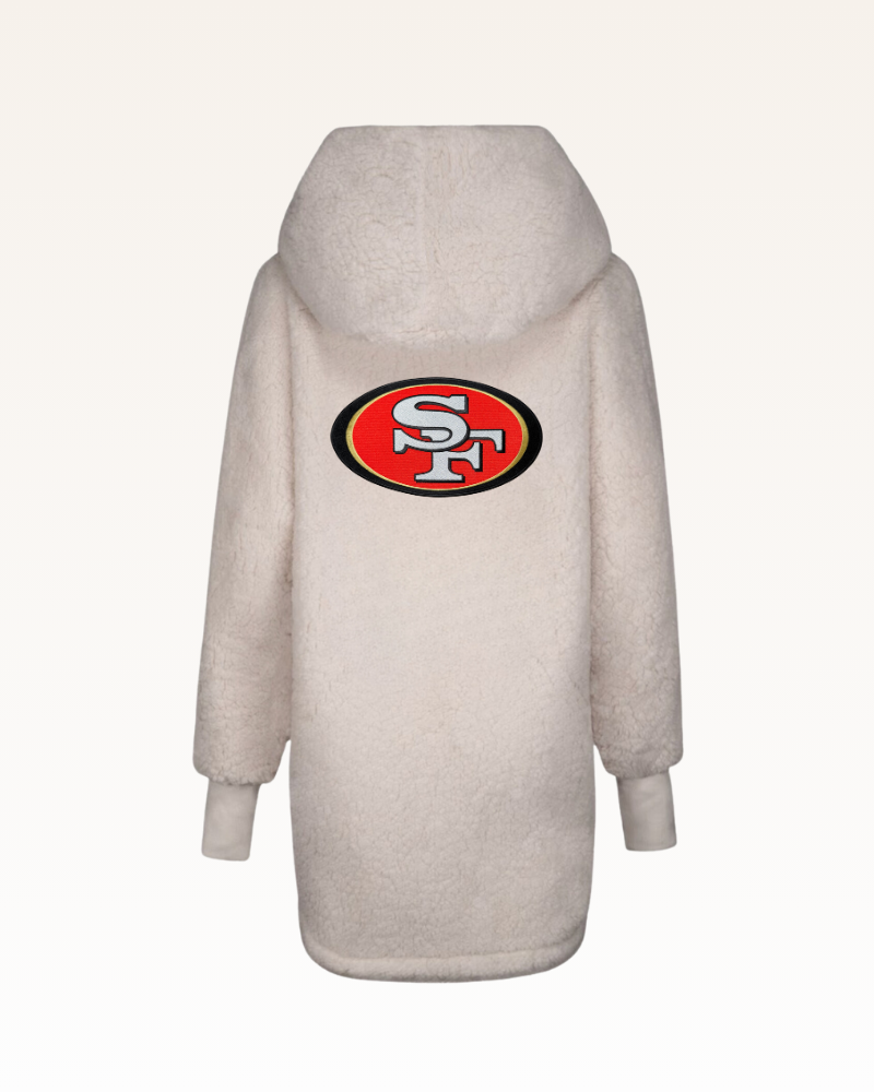 San Francisco 49ers Lounger in 2XL/3XL | Soft Sherpa Hoodies