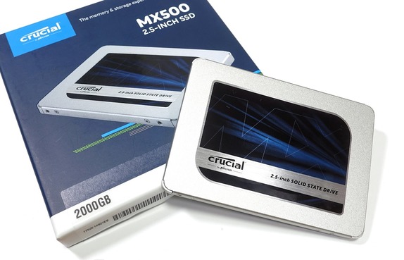 Crucial MX500 SSD 2TB」をレビュー。18年最新TLC型SATA SSDの3強で