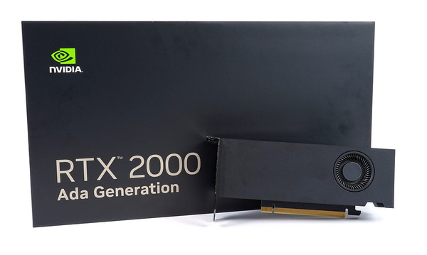 NVIDIA RTX 2000 Ada」をフォトレビュー。ベンチマークも少し | 自作と