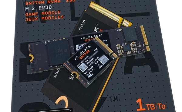WD_BLACK SN770M 1TB / 2TB」をレビュー。SN770の高性能が2230サイズに