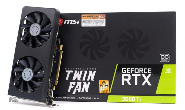 MSI GeForce RTX 3060 Ti TWIN FAN OC」をレビュー | 自作とゲームと