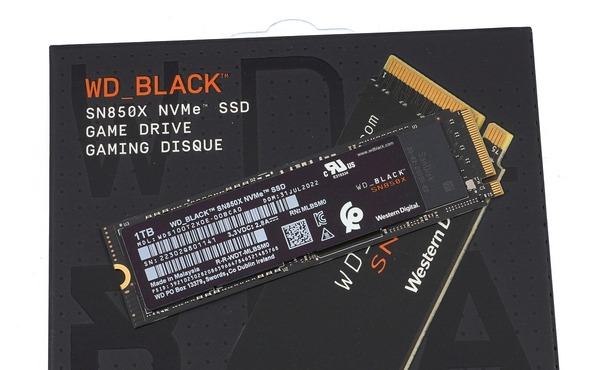 WD_BLACK SN850X NVMe SSD 1TB / 2TB」をレビュー。SN850よりも高速