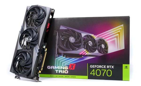 MSI GeForce RTX 4070 GAMING X TRIO 12G」をレビュー | 自作とゲーム