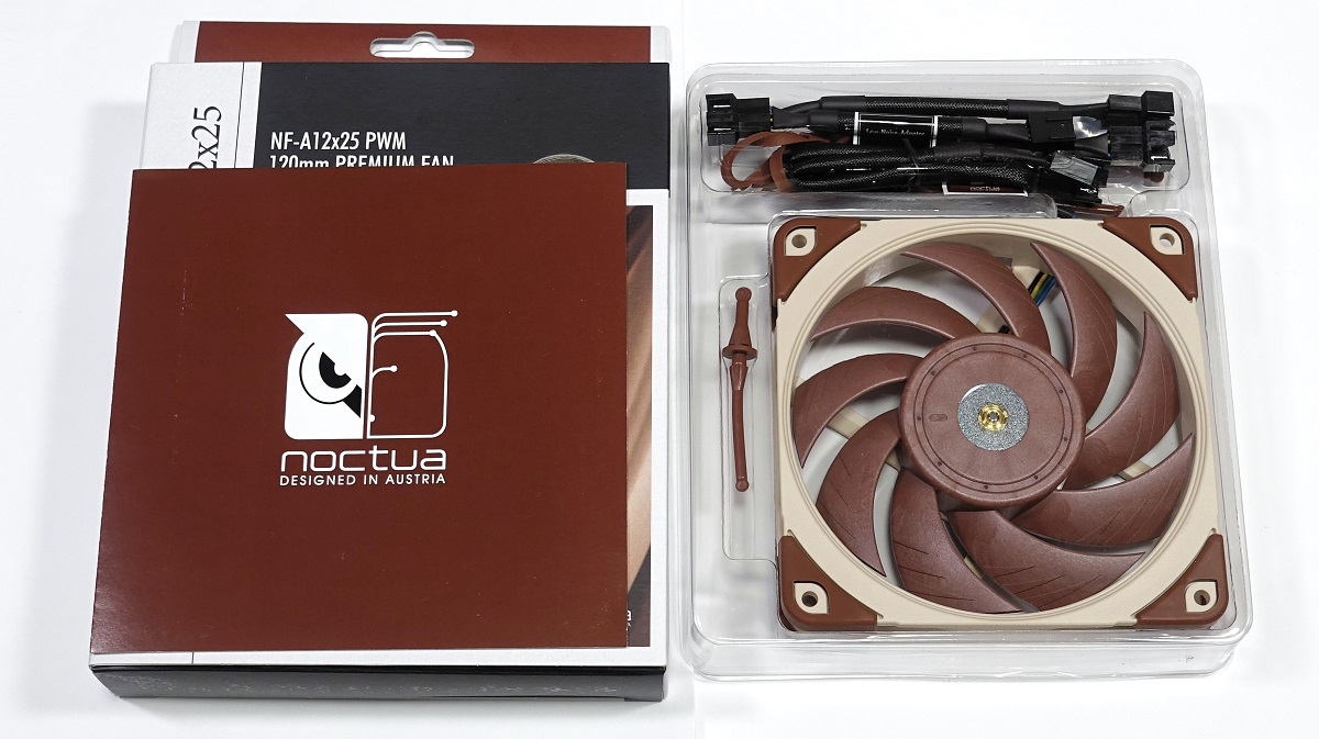 Noctua NF-A12x25 PWM」をレビュー。新素材Sterrox LCP採用により