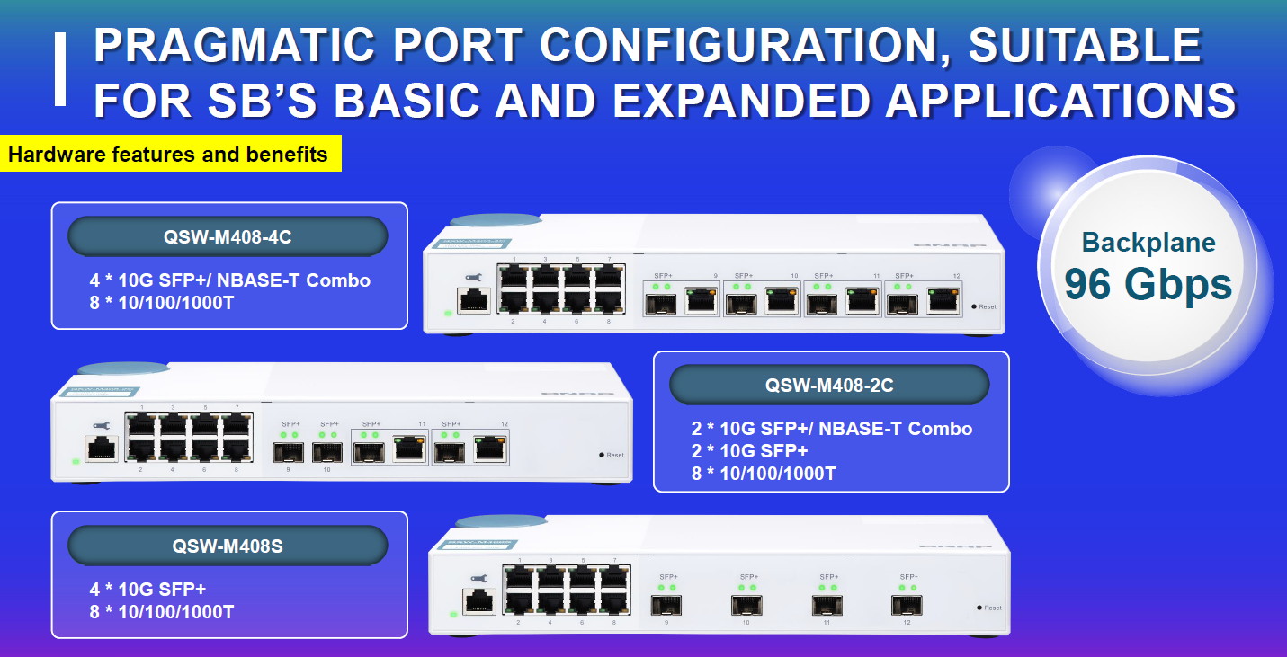 QNAP QSW-M408-4C」をレビュー。4基の10Gb LANを搭載するL2マネージド