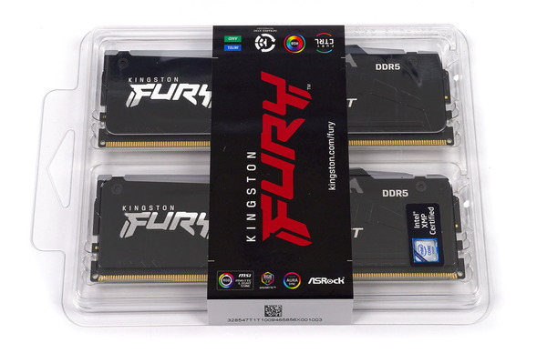 Kingston FURY Beast DDR5 RGB 6000MT/s」をレビュー。6400MT/sの手動