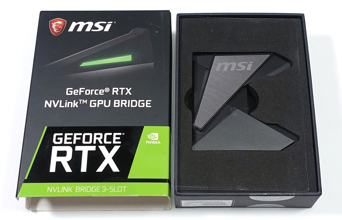 MSI NVLink GPU Bridge」をレビュー | 自作とゲームと趣味の日々