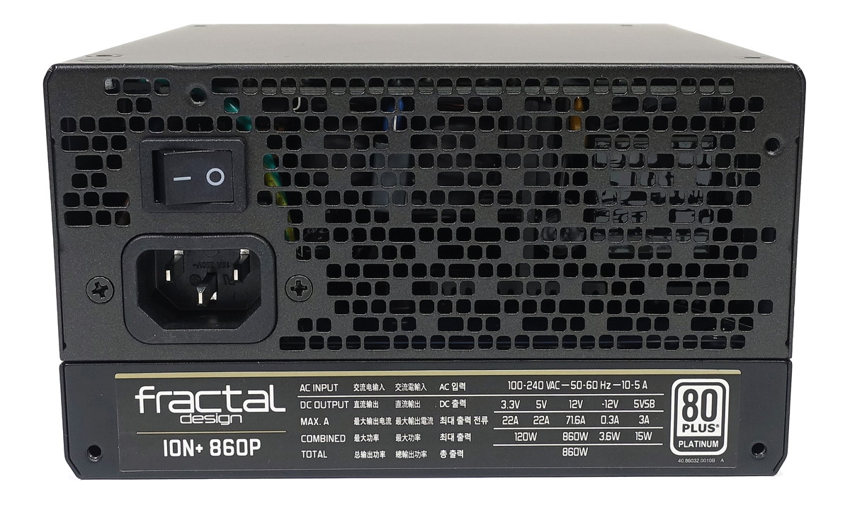 Fractal Design Ion+ Platinum 860W」をレビュー。UltraFlexケーブルの