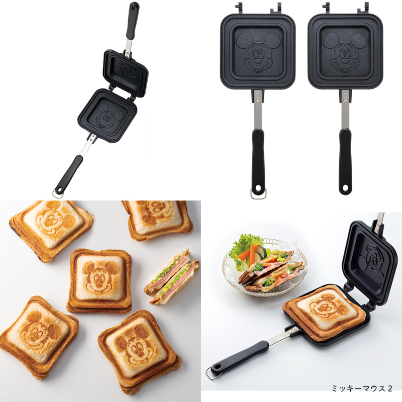 雑貨卸、雑貨仕入れ（ALHOS1 アルミ製ホットサンドメーカー ディズニー