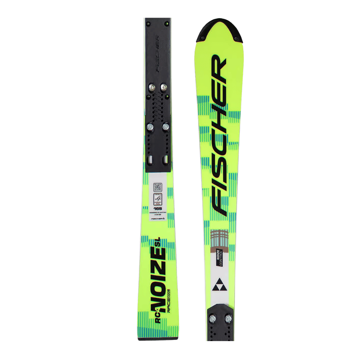 FISCHER SKIS RC4 WORLDCUP 165 NOIZE SL MEN M/B-PLATE SKI BINDINGS