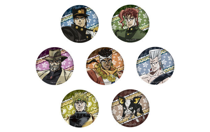 アニメ「ジョジョの奇妙な冒険 スターダストクルセイダース」缶バッジ