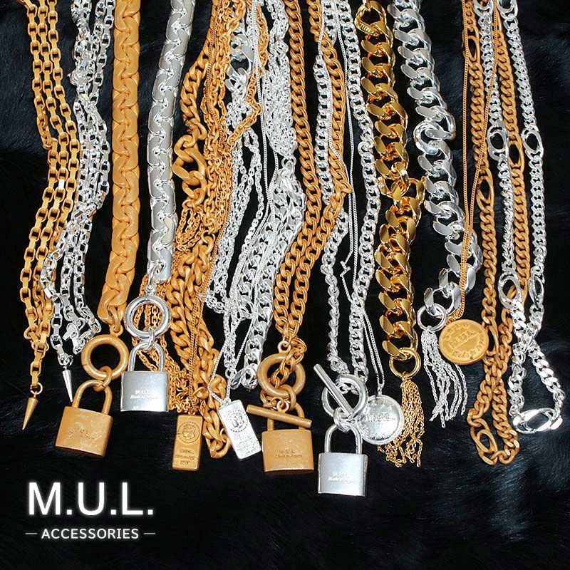 M.U.L. エムユーエル ダイヤモンドダブルCDチェーンブレスレット MULA