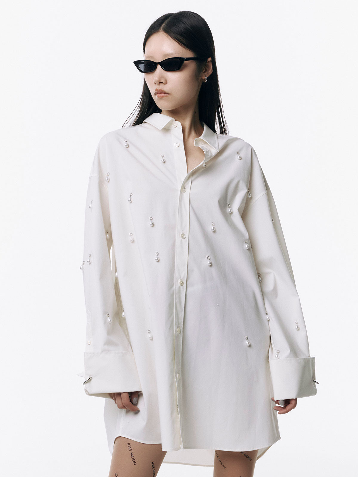 JOSEMOON SHIRT with PEARL