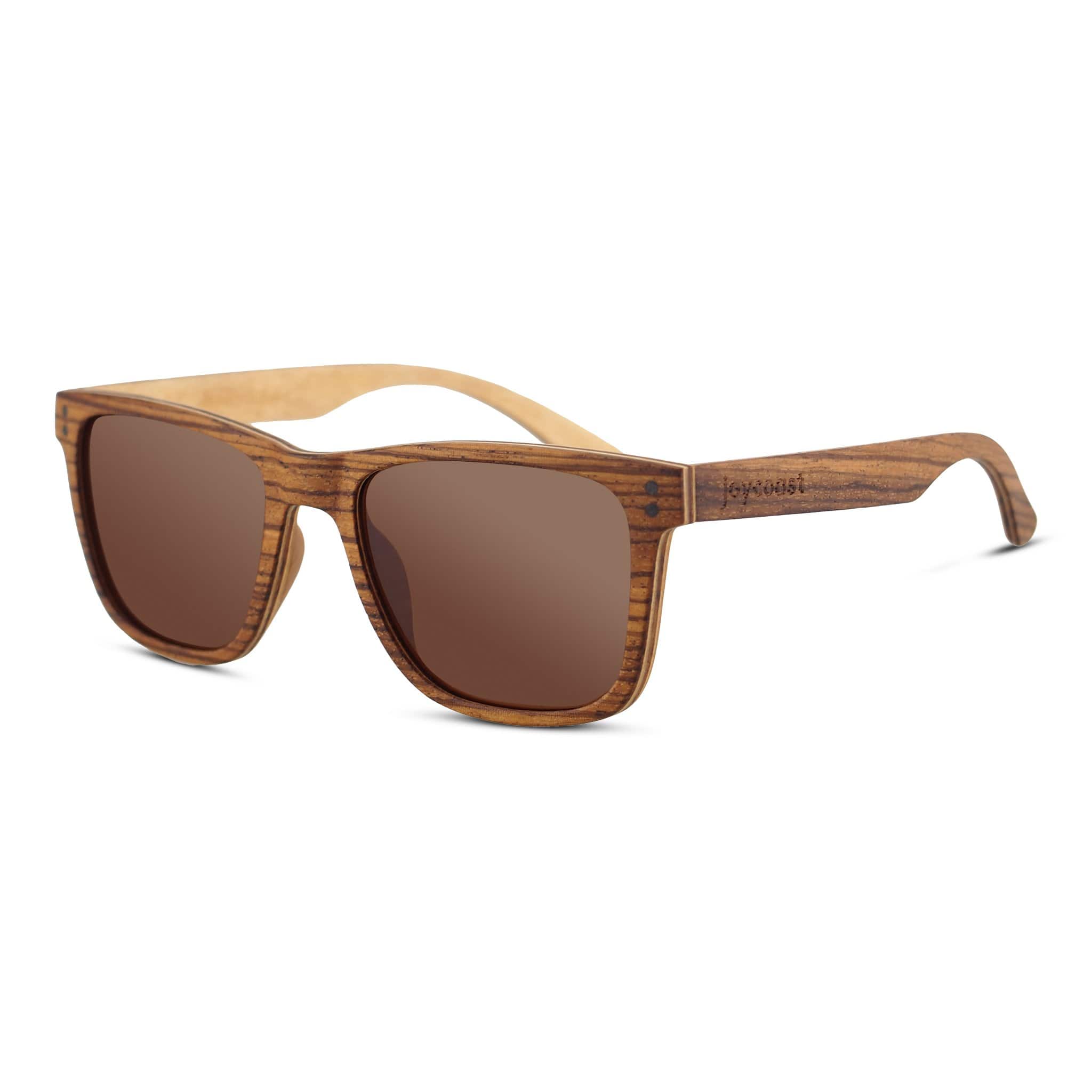 Zebrawood Wayfinder | Wooden Sunglasses by Joycoast