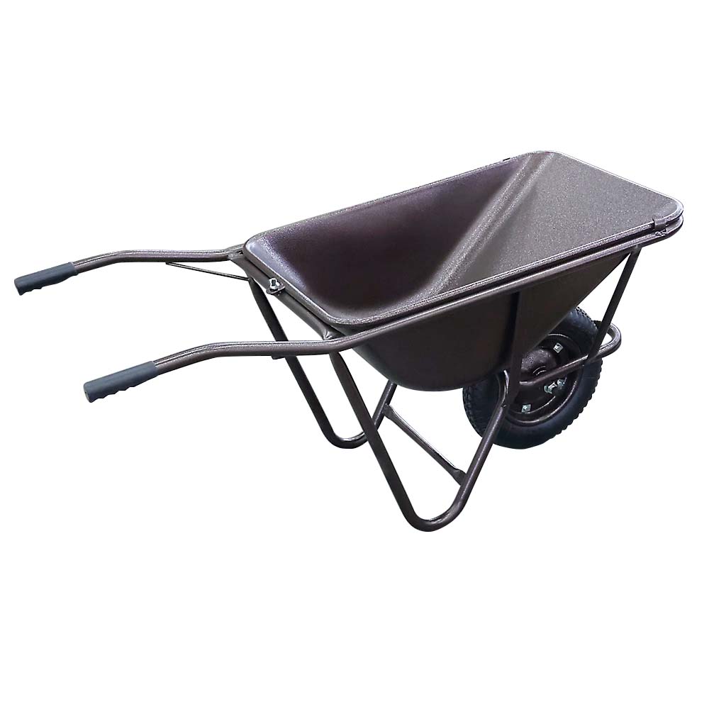 一輪車 深型 ダークレッド WB3502 800x520mm