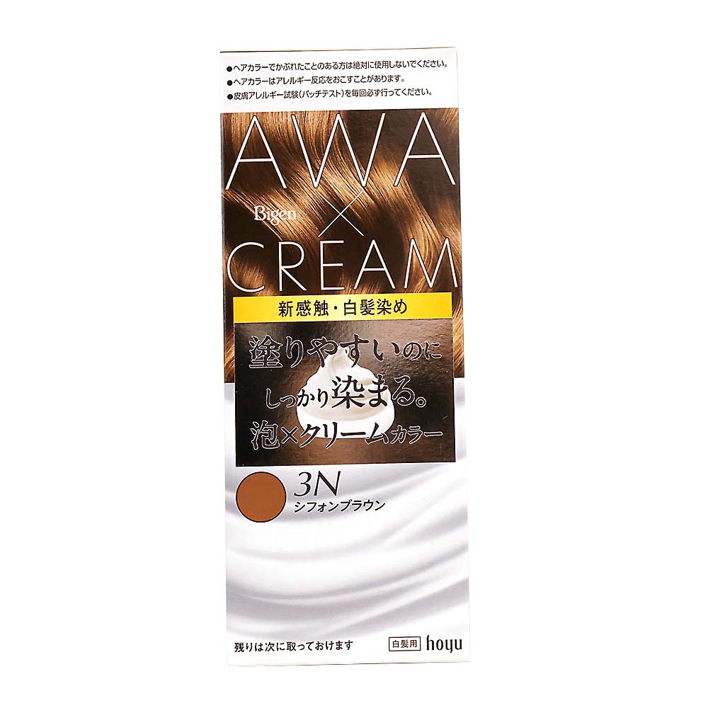 ビゲン 泡クリームカラー 3N シフォンブラウン 50g+40g+5ml